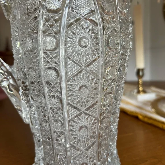 Antique Glass Pitcher / Vase (early 1900’s) - Picture 3 of 6